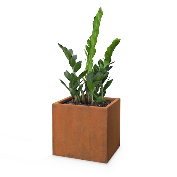The Outdoor Plus 20 Moderna Corten Steel Planter OPT-PMD2014 - main